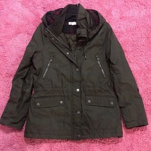 H&M green coat size women’s size 8